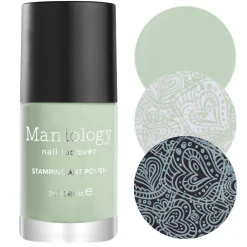 Forager: Pasture (B416) - Pale Mint Green Cream Stamping Polish