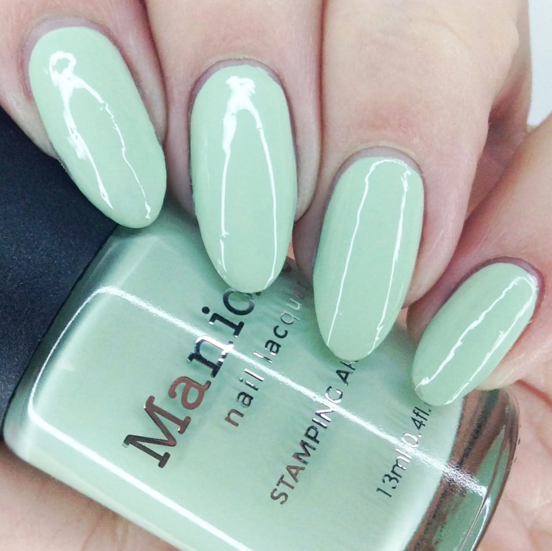 Forager: Pasture (B416) - Pale Mint Green Cream Stamping Polish