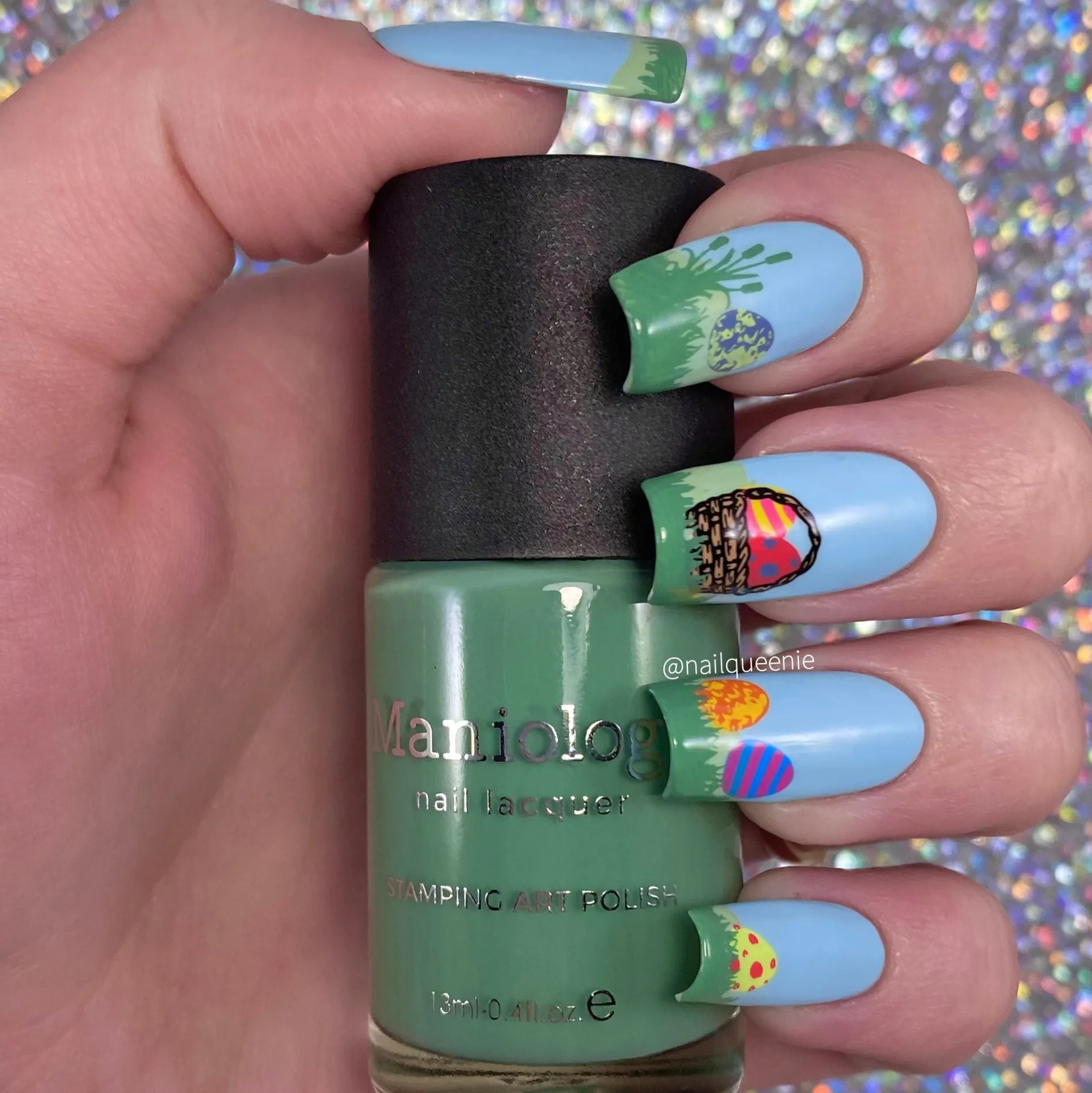 Forager: Pasture (B416) - Pale Mint Green Cream Stamping Polish