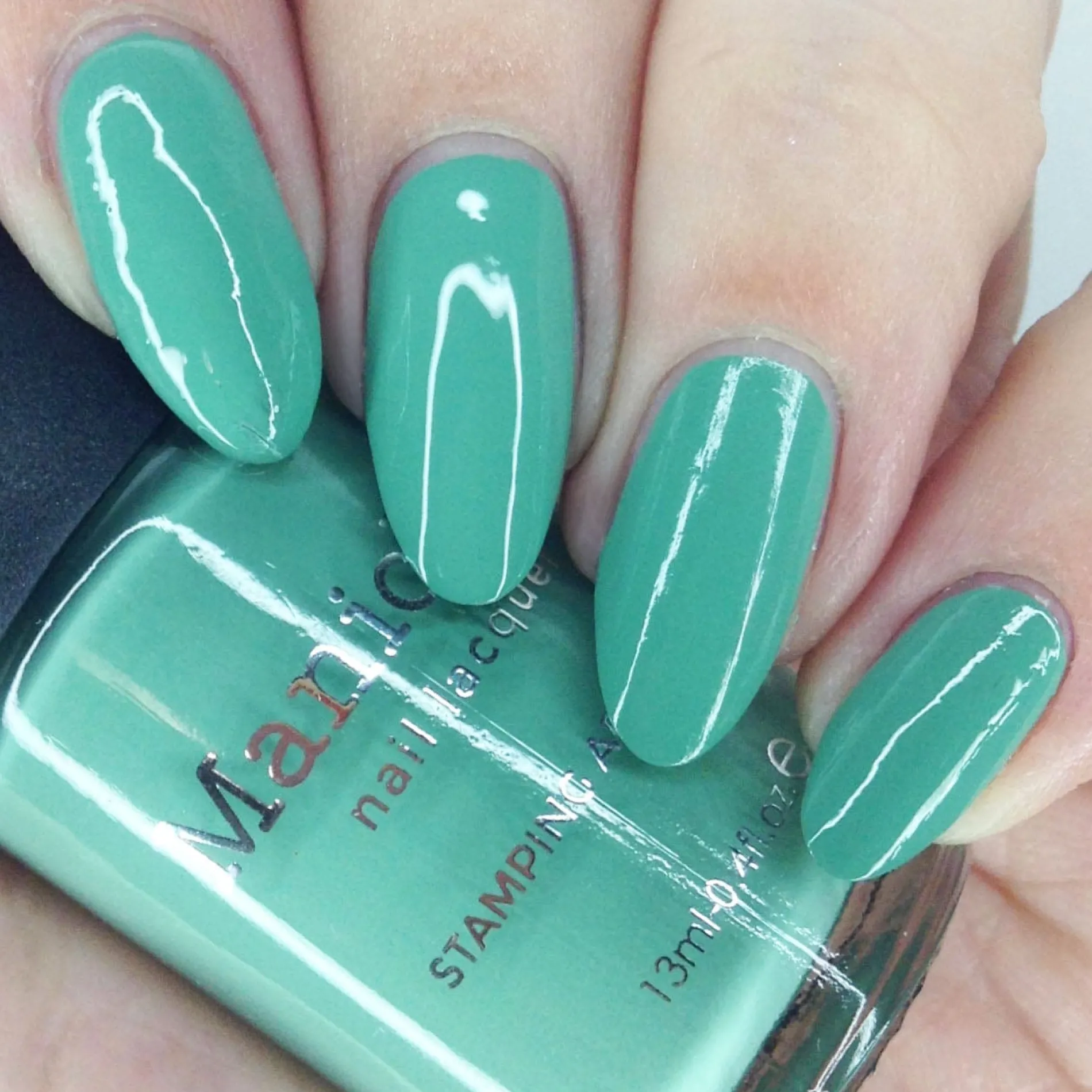 Forager: Rustle (B418) - Light Teal Cream Stamping Polish