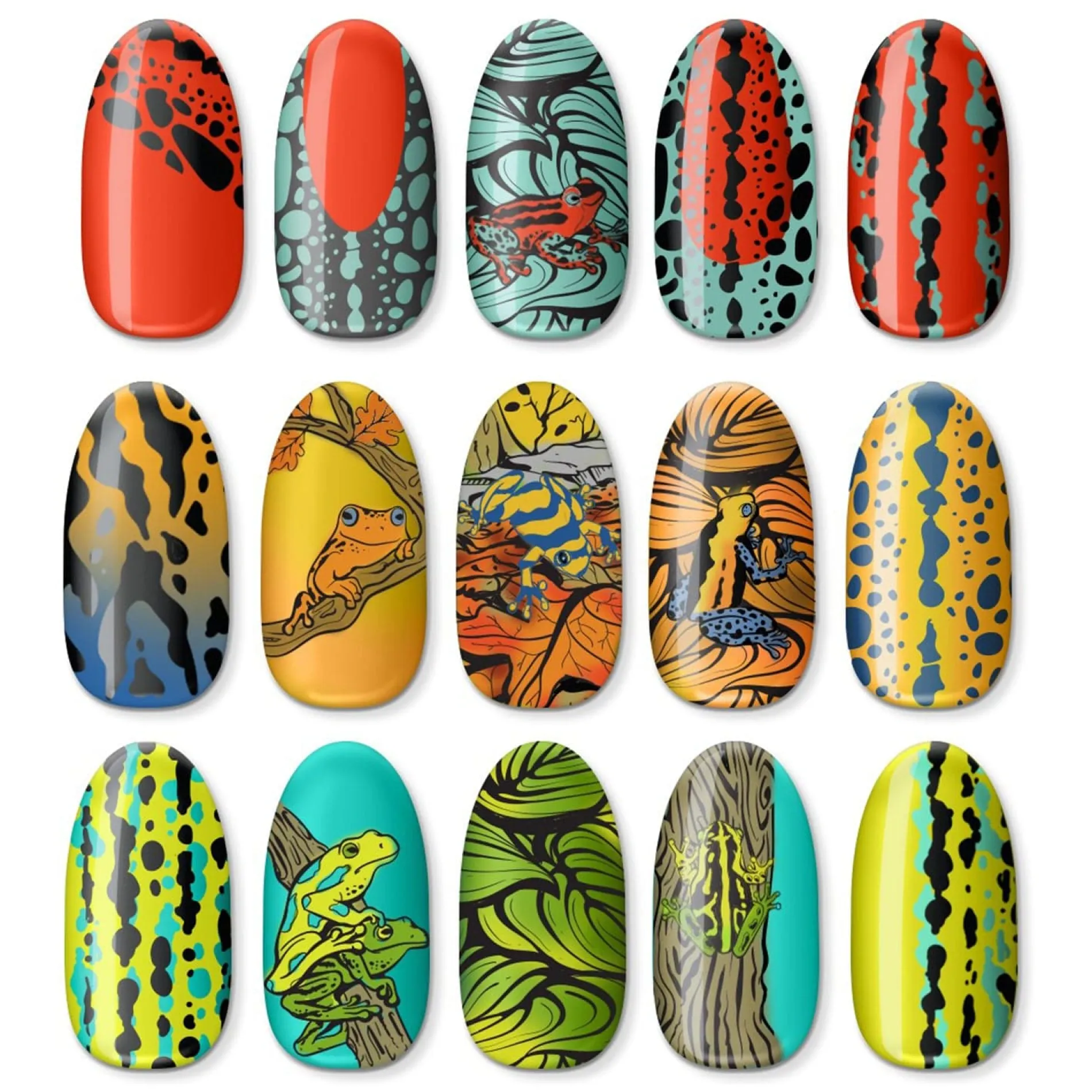 Forest Wonders: Set of 2 Nail Stamping Plates