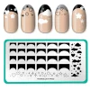 French Cloudscape (M403) - Nail Stamping Plate