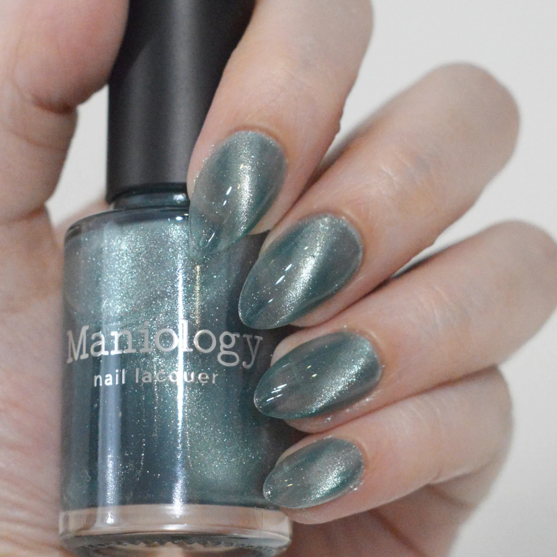 Freshwater (P195) - Light Blue Magnetic Shimmer Nail Polish