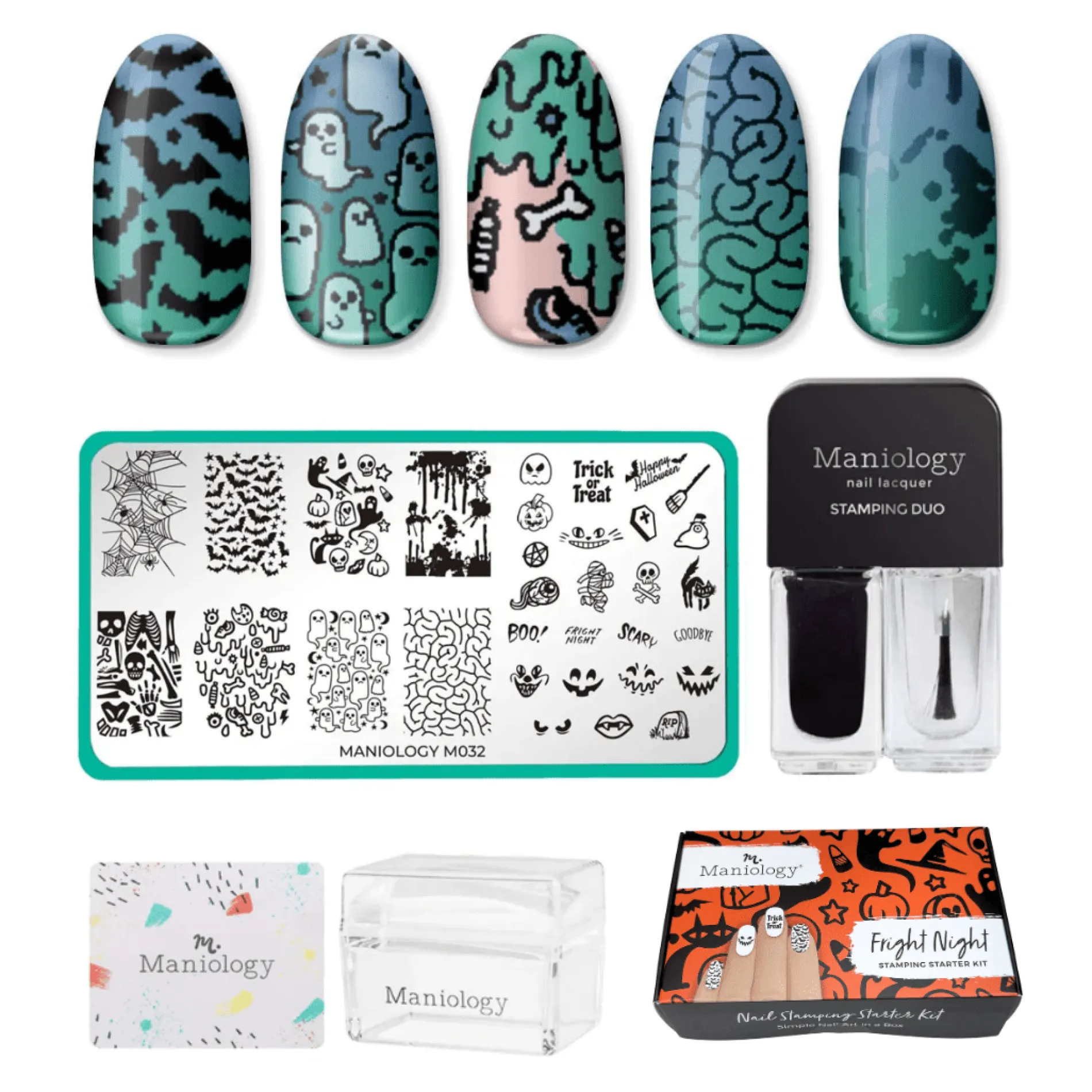 Fright Night Halloween Nail Stamping Starter Kit