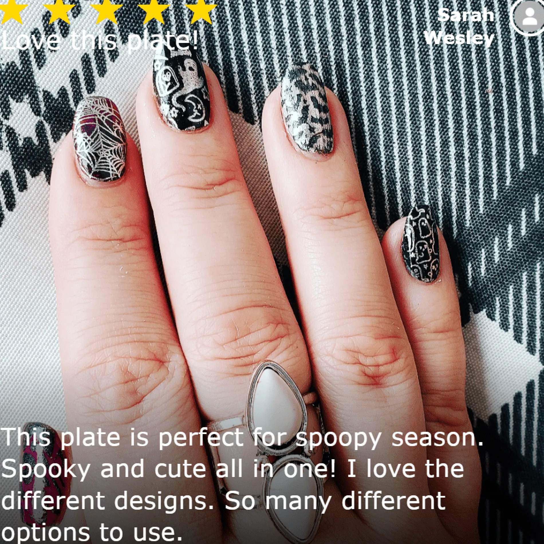 Fright Night Halloween Nail Stamping Starter Kit