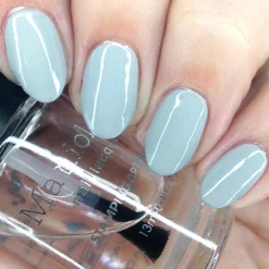Front Page (B462) - Cream Gray Stamping Polish