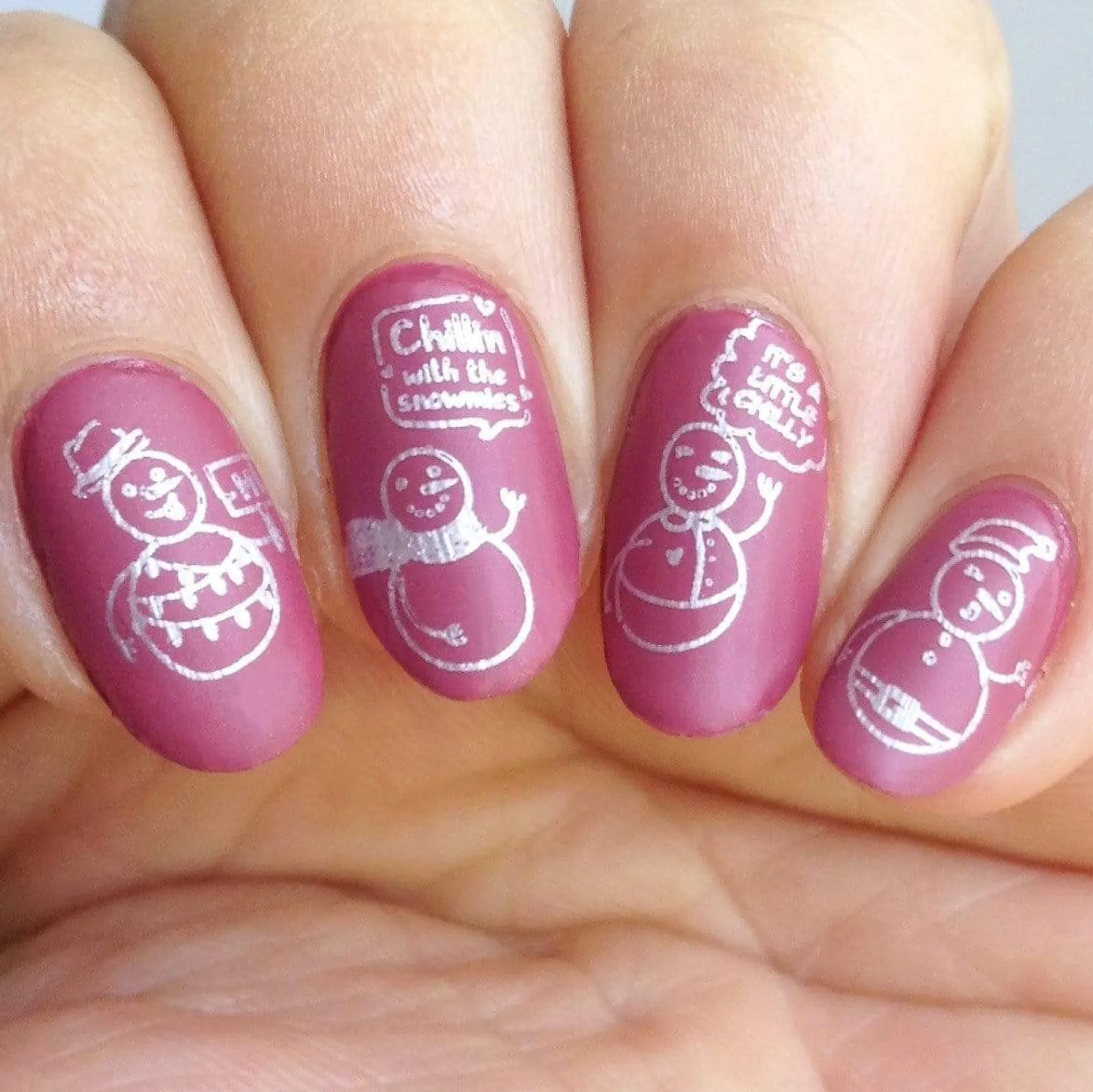 Frozen (B316) Metallic Pearl White Stamping Polish