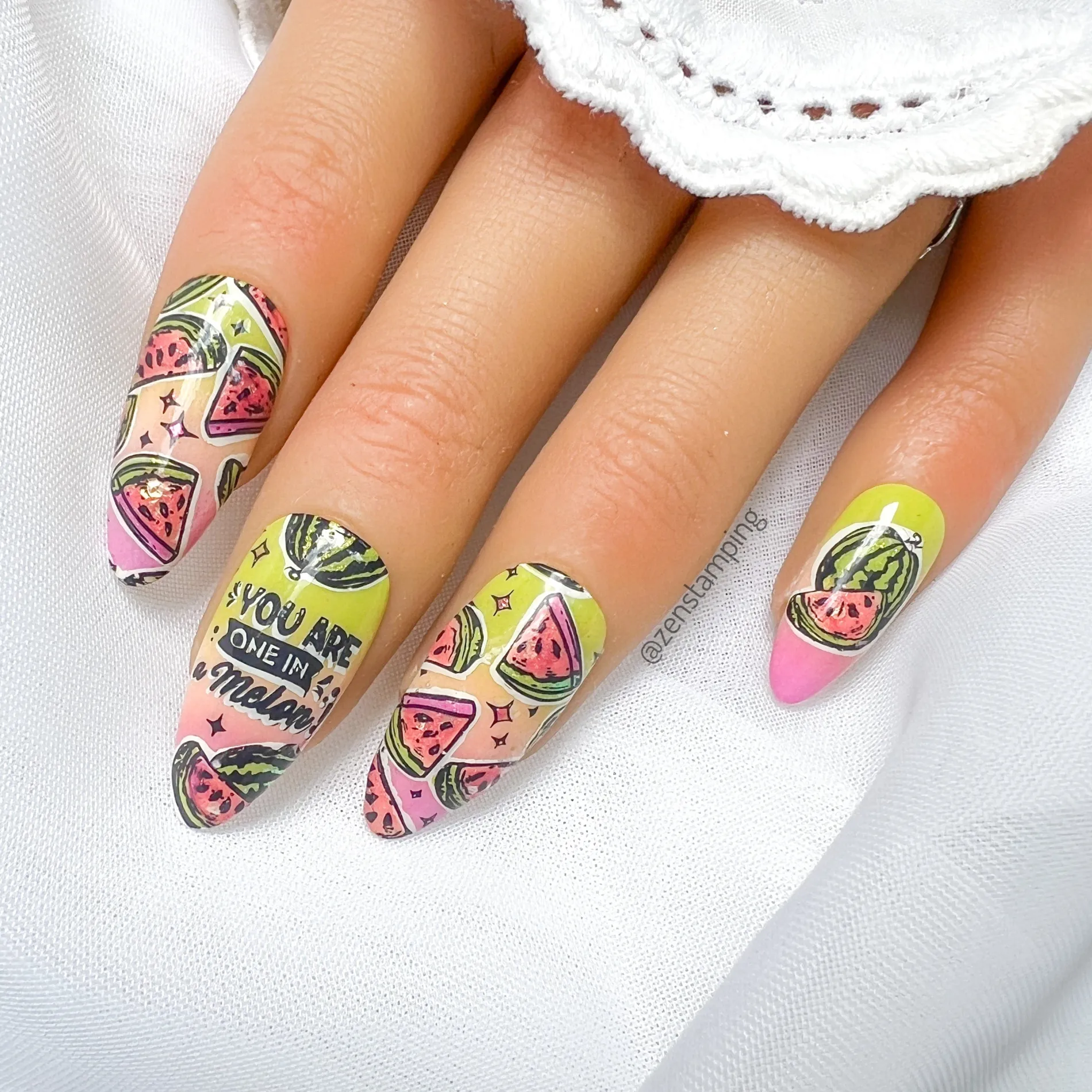 Fruit Salad (M509) - Nail Stamping Plate