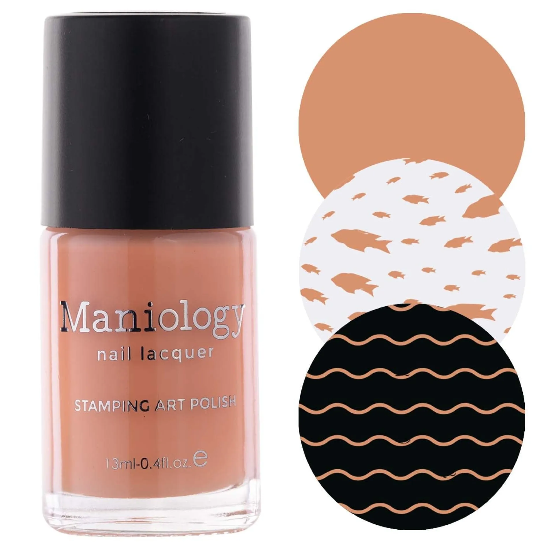 Fruity Cutie: Apricot Kisses (B517) - Orange Cream Stamping Polish