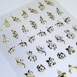Gilded Details (MS-115) - Nail Art Stickers