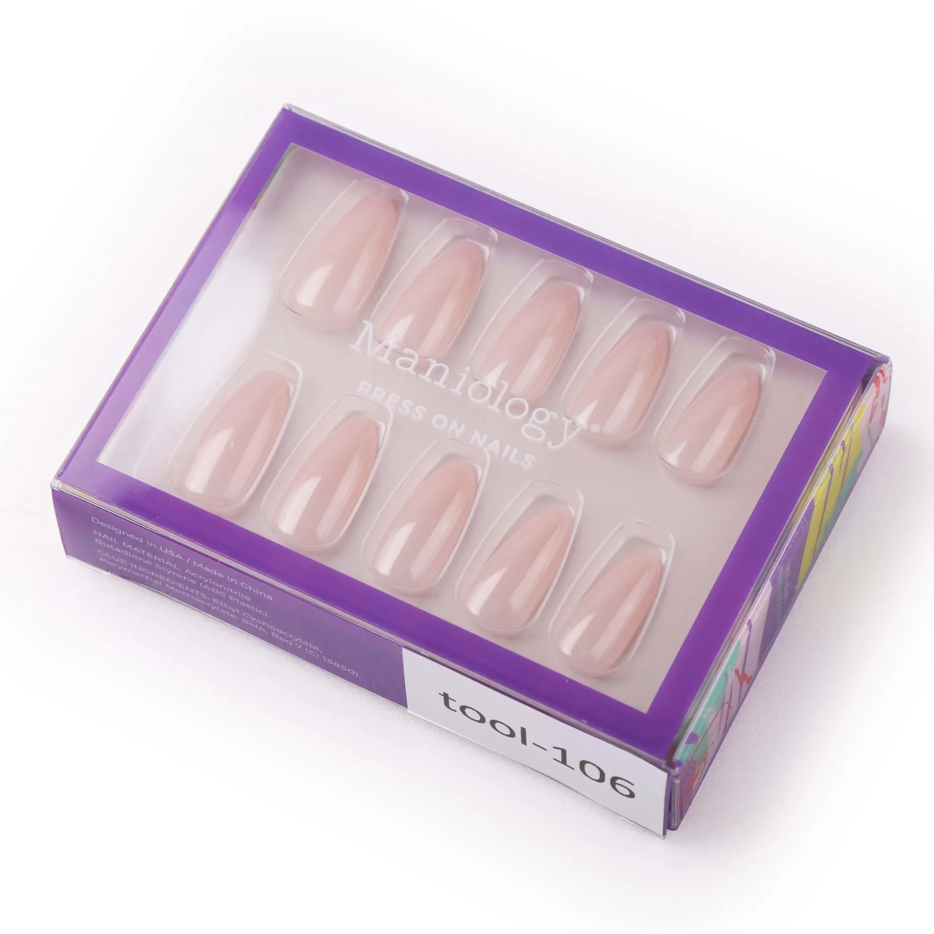 Glazed Nude Press On Nails - Medium Almond