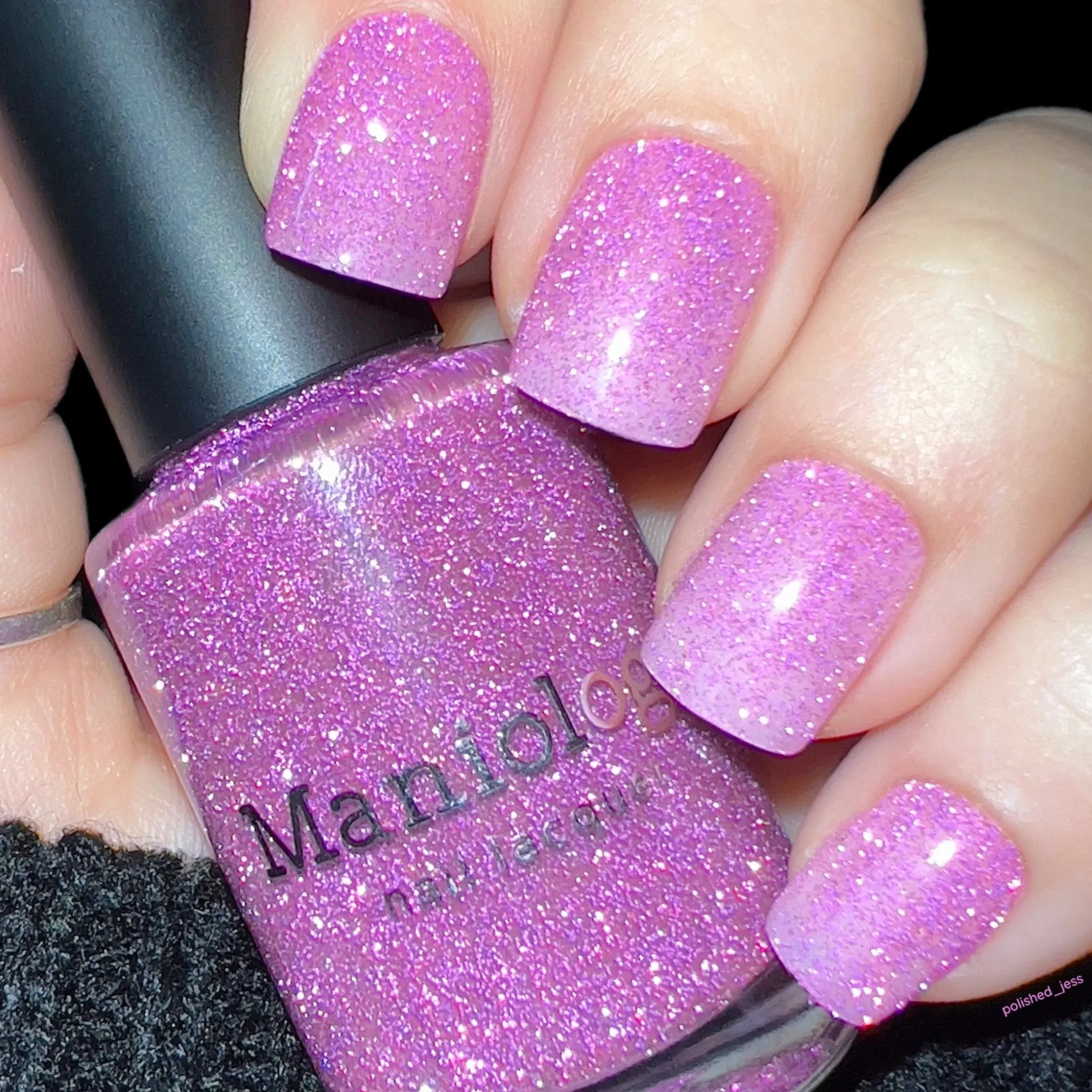 Glitter Bomb: Sparkle (P157) - Pink Reflective Glitter Nail Polish