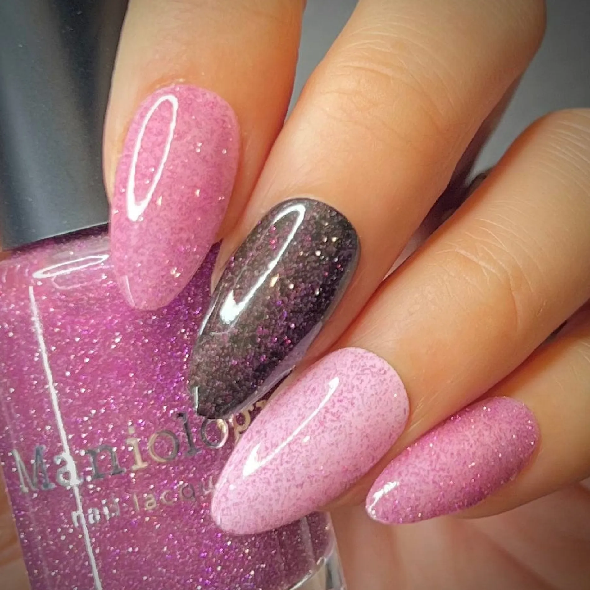 Glitter Bomb: Sparkle (P157) - Pink Reflective Glitter Nail Polish