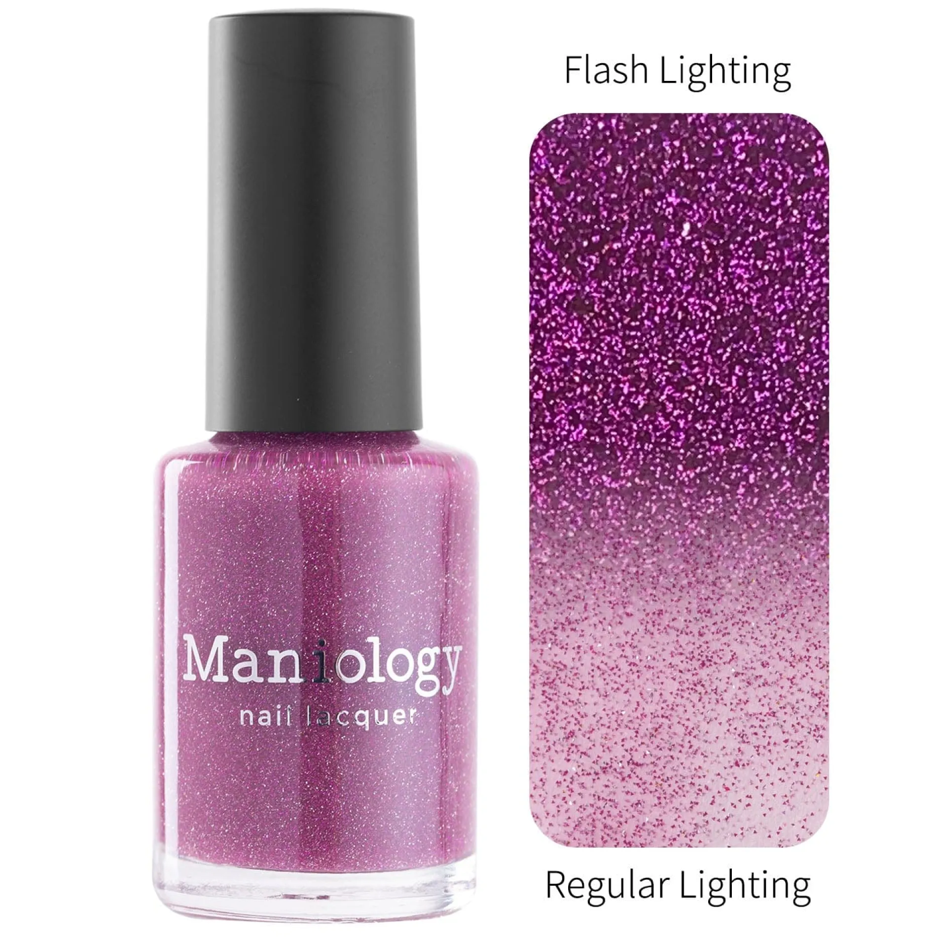 Glitter Bomb: Sparkle (P157) - Pink Reflective Glitter Nail Polish
