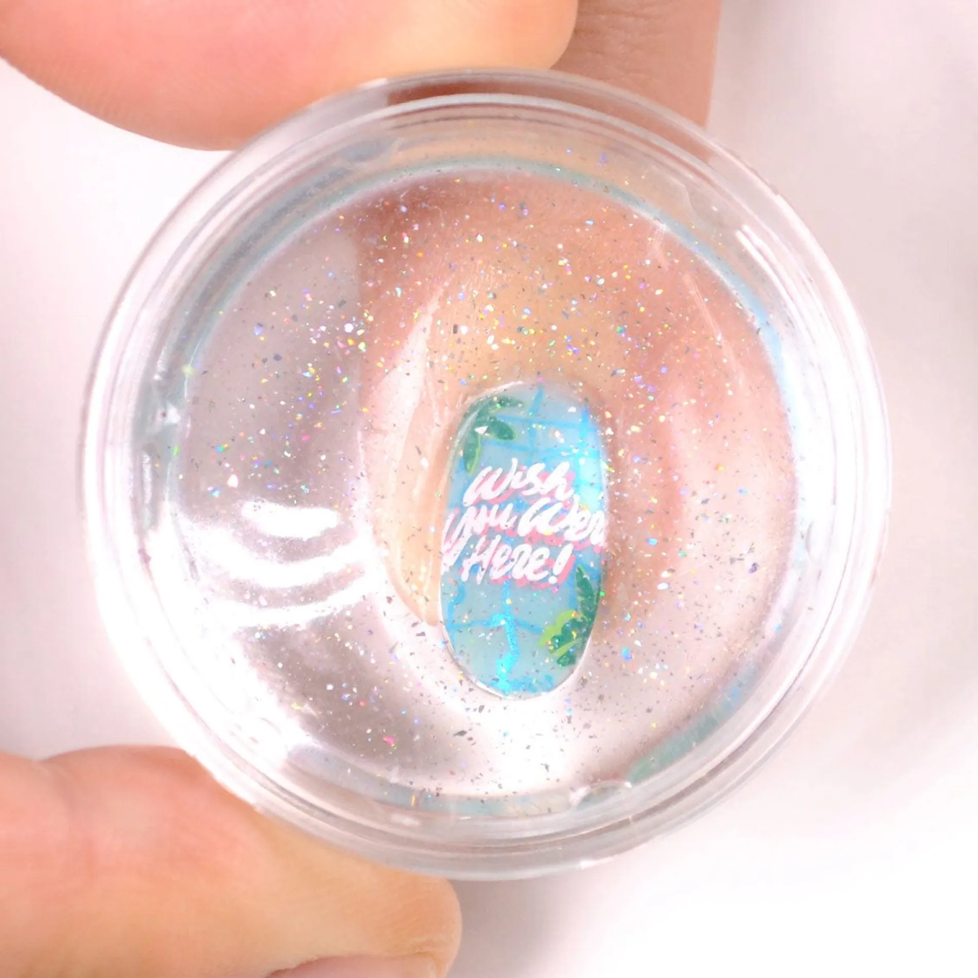 Glitter Dome Monocle Stamper