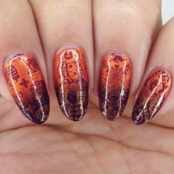 Gloom (B404) - Duochrome Purple Stamping Polish