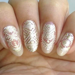 Gold Rush (B333) - Metallic Champagne Gold Stamping Polish