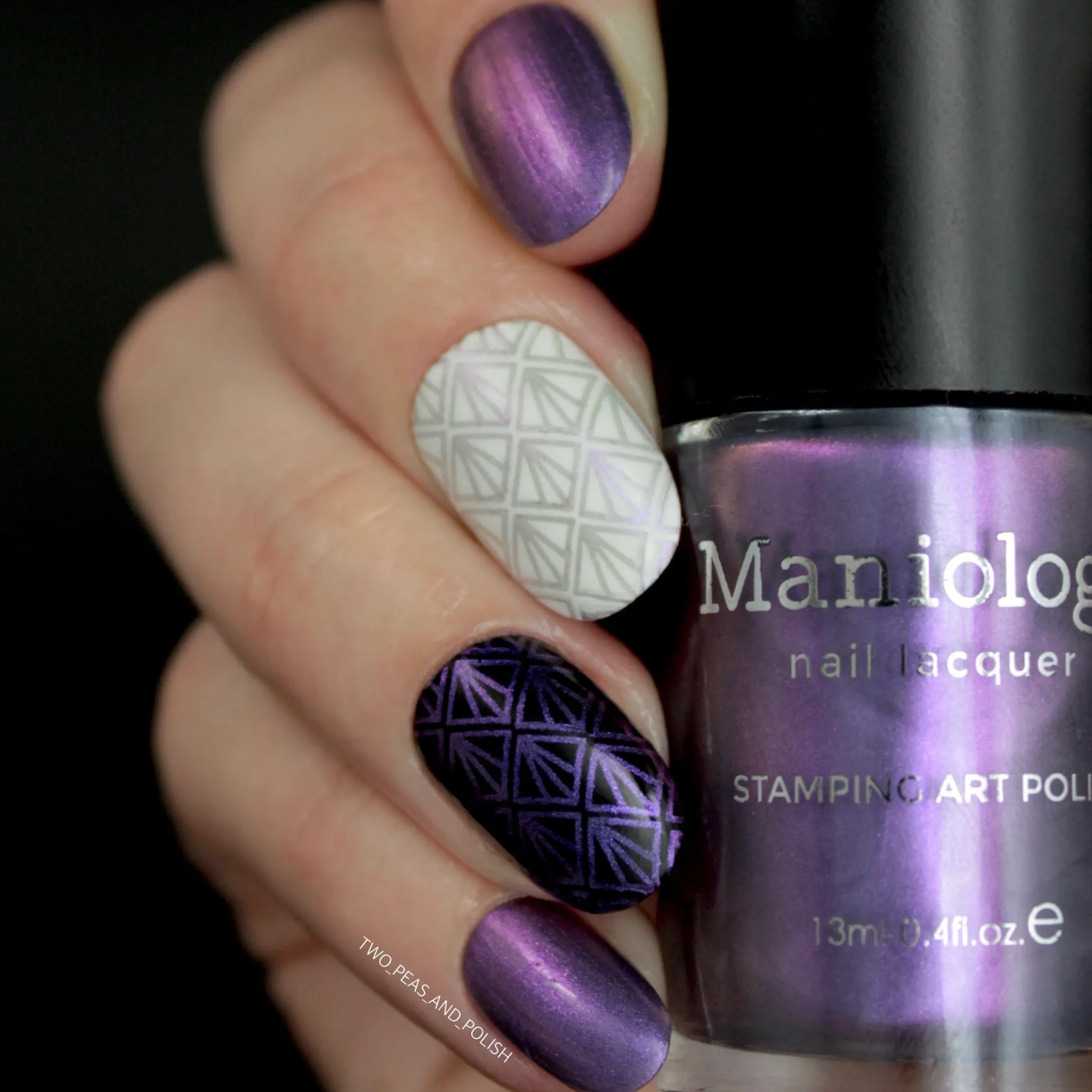 Grimm's Nightfall: Dearest Aurora (B221) - Purple Duochrome Stamping Polish