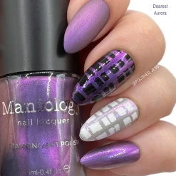 Grimm's Nightfall: Dearest Aurora (B221) - Purple Duochrome Stamping Polish