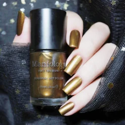 Grimm's Nightfall: Soulless (B225) - Dark Bronze Duochrome Stamping Polish