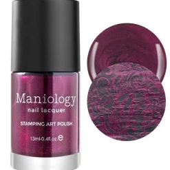 Grimm's Nightfall: Wolfish (B223) - Plum Metallic Stamping Polish