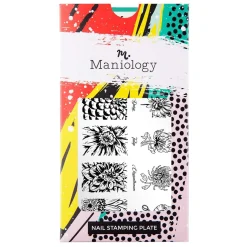 Grow With Love (m179) - Nail Stamping Plate