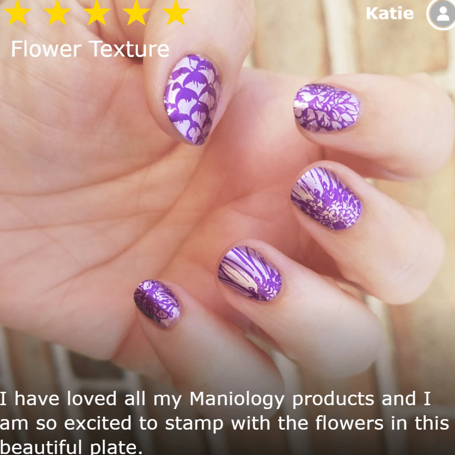 Grow With Love (m179) - Nail Stamping Plate