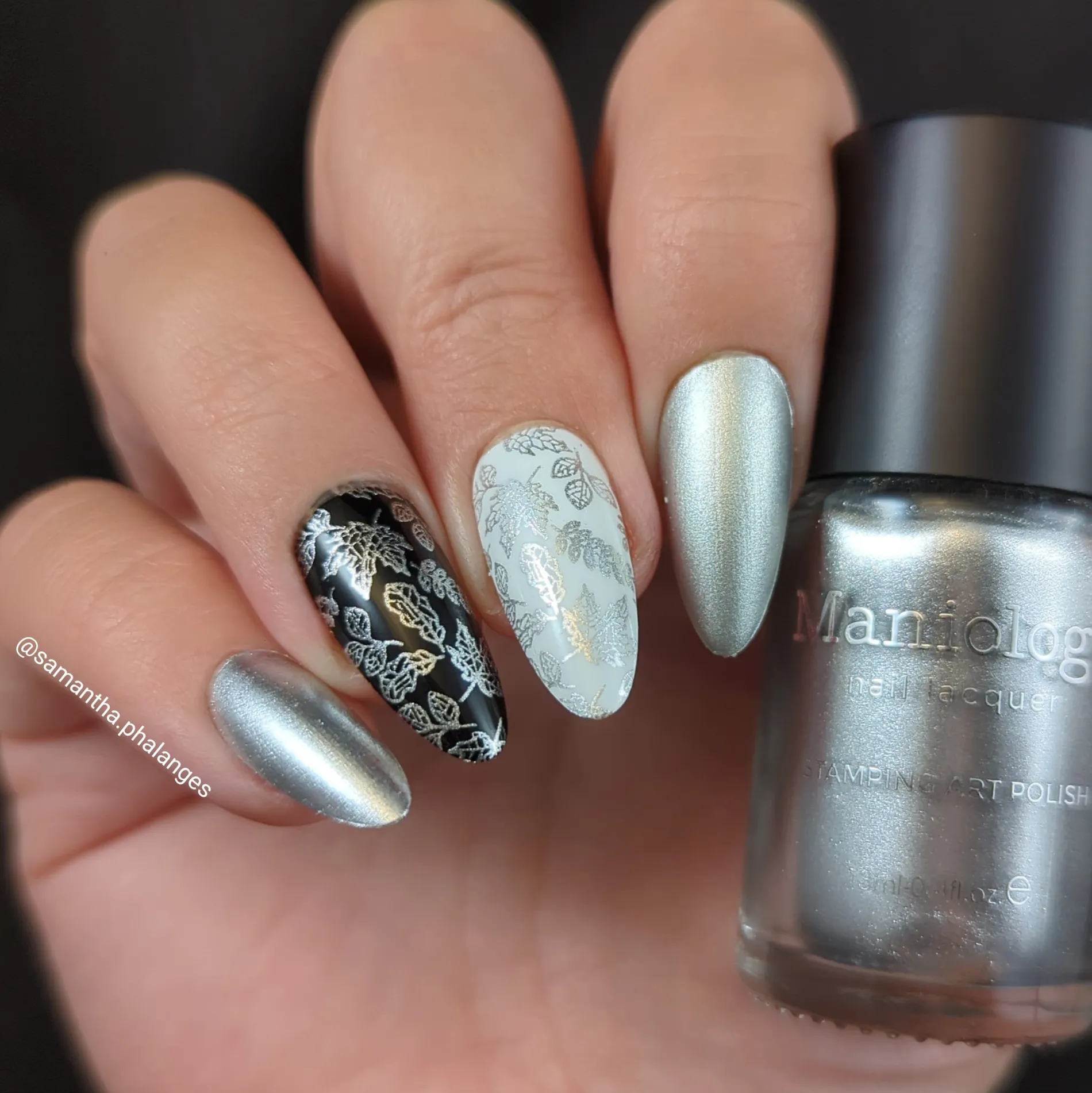 Harvest Hues: Silver Birch (B530) - Silver Metallic Stamping Polish