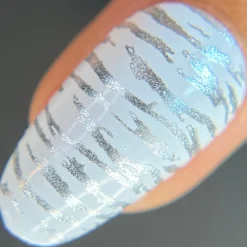 Harvest Hues: Silver Birch (B530) - Silver Metallic Stamping Polish