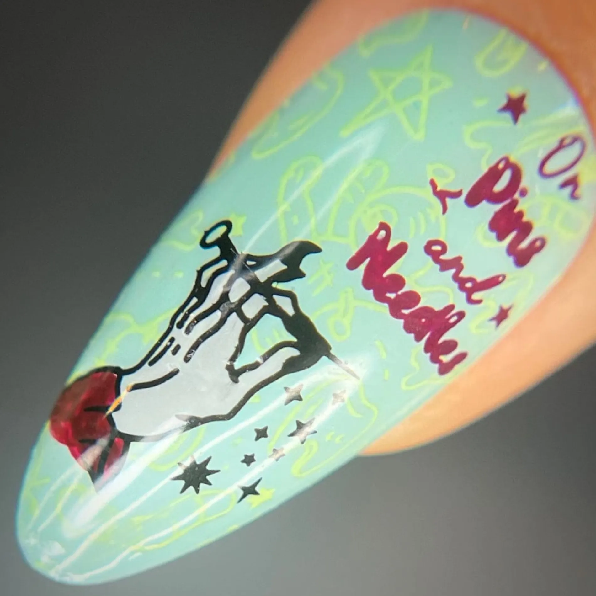 Hella Voodoo (M519) - Nail Stamping Plate