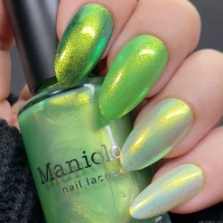 High Tide: Kelp Forest (P166) - Green Shimmering Jellies Nail Polish