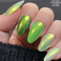 High Tide: Kelp Forest (P166) - Green Shimmering Jellies Nail Polish