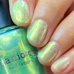 High Tide: Kelp Forest (P166) - Green Shimmering Jellies Nail Polish