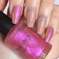 High Tide: Little Fish (P165) - Pink Shimmering Jellies Nail Polish