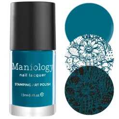 Honu (B391) - Teal Stamping Polish