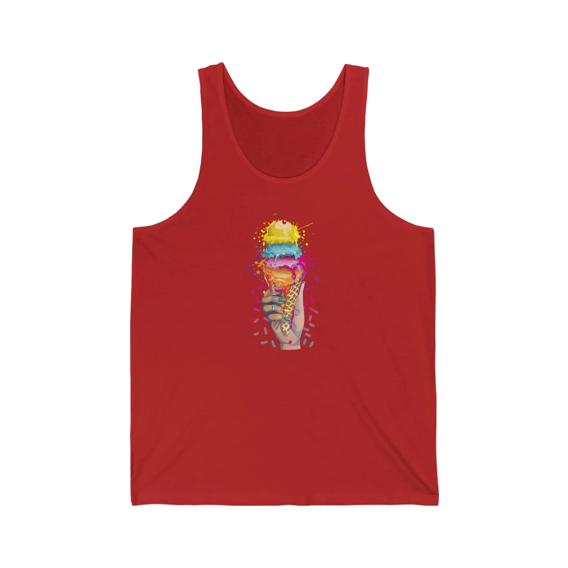 Ice Cream Nails - Jersey Tank Top