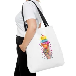 Ice Cream Nails Tote Bag