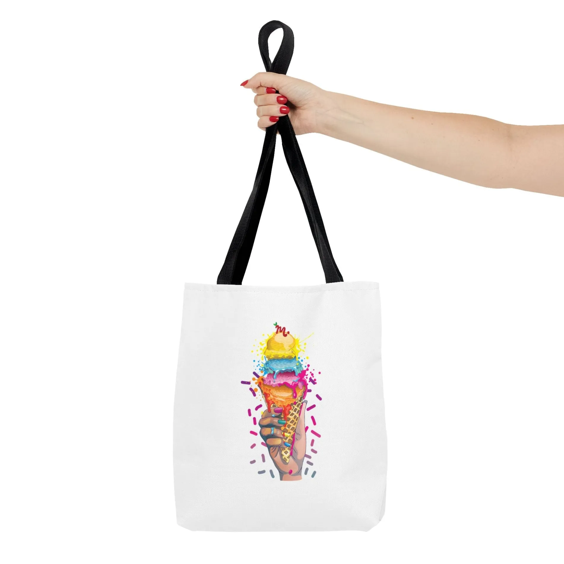 Ice Cream Nails Tote Bag
