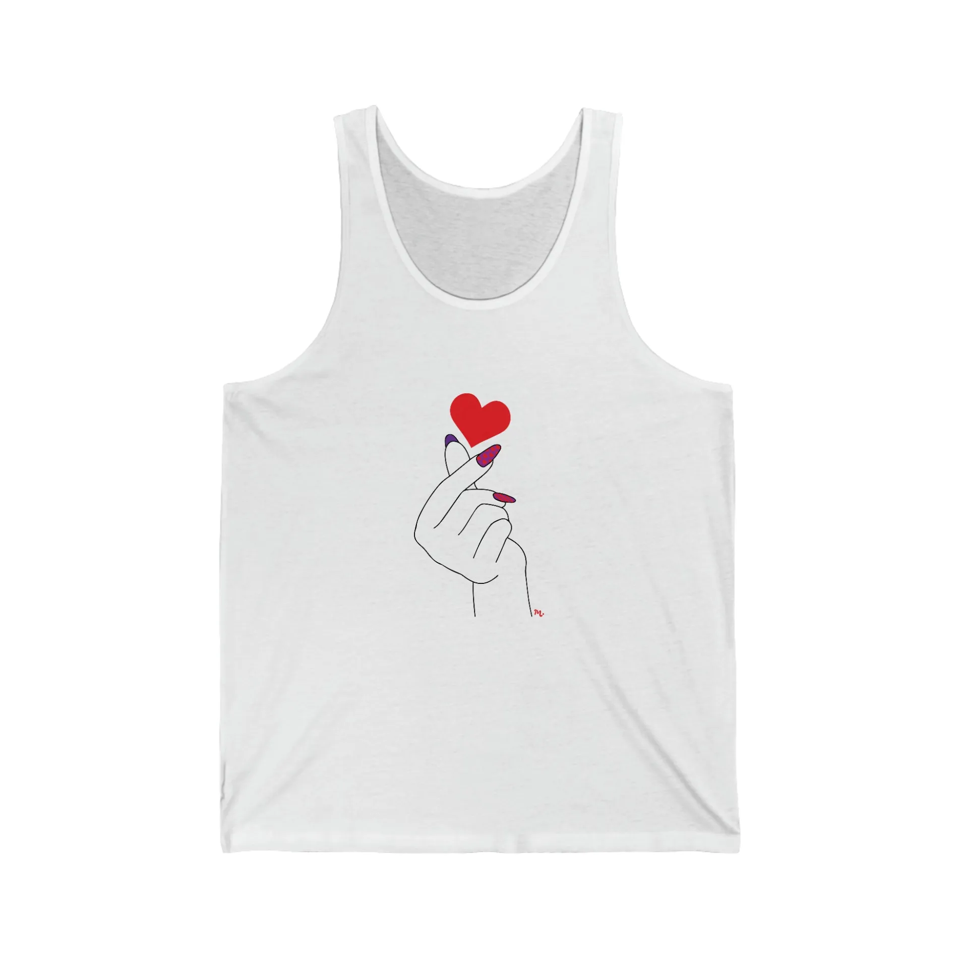 I Heart Nail Art - Jersey Tank Top