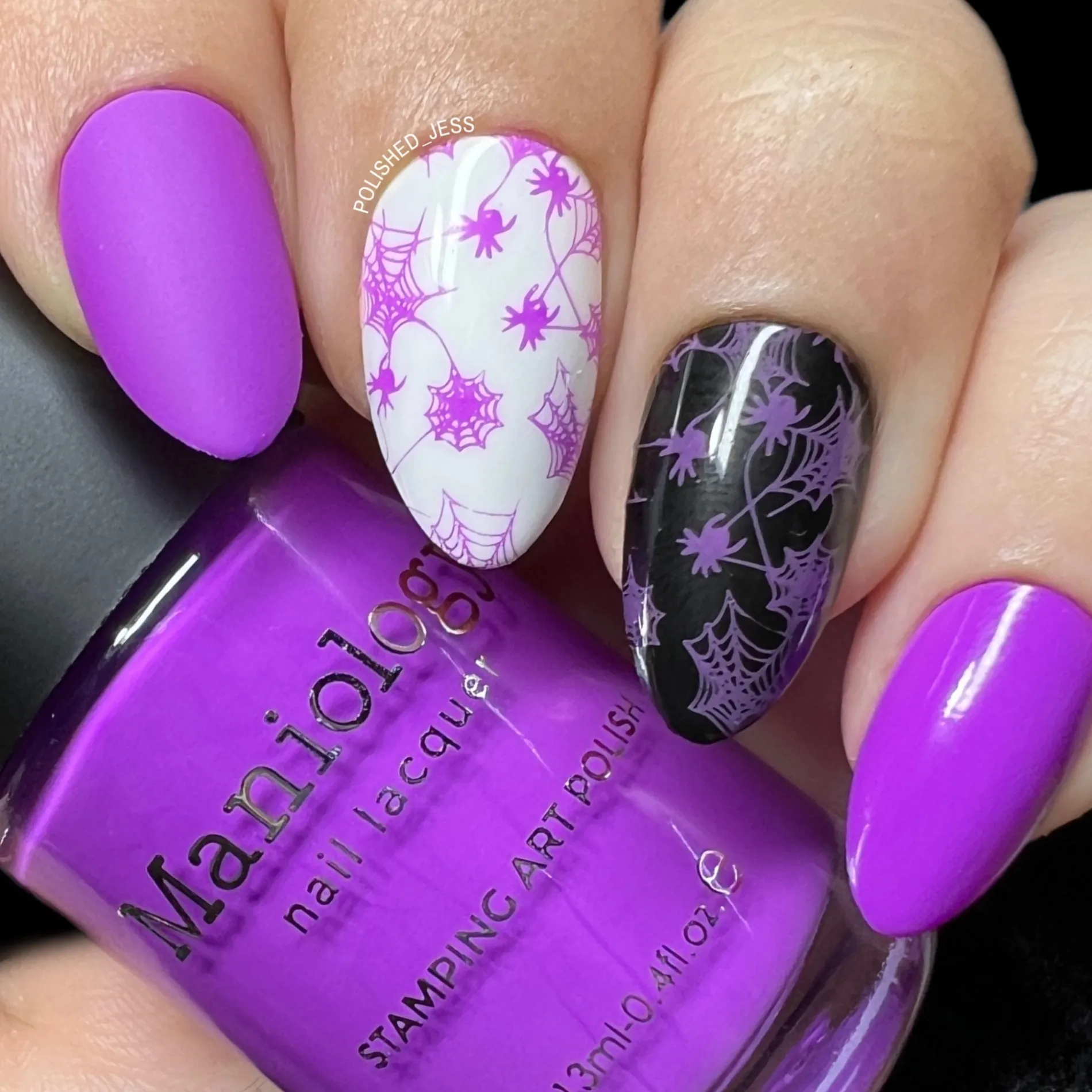 Illusionist: Charmed (B486) - Purple Cream Stamping Polish
