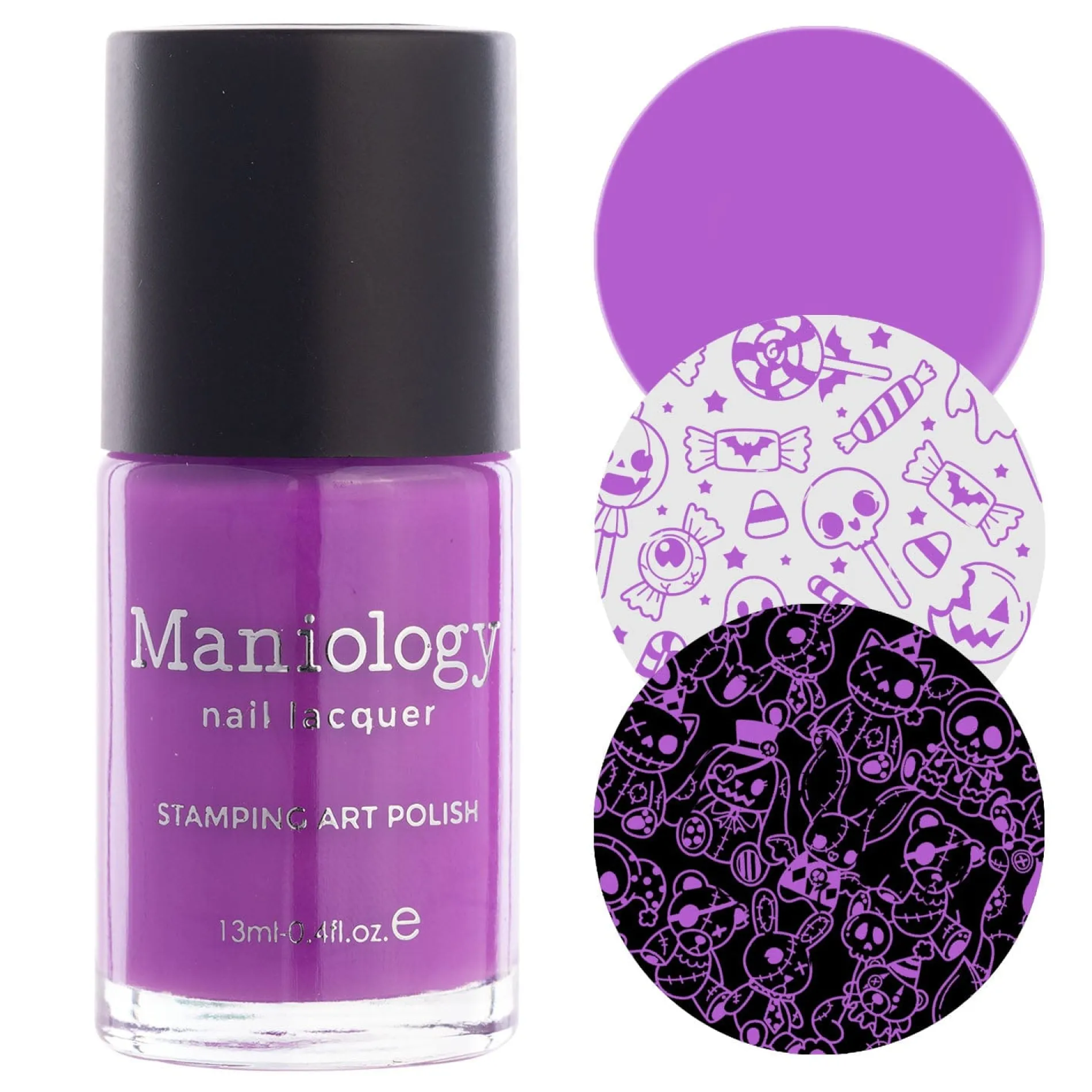 Illusionist: Charmed (B486) - Purple Cream Stamping Polish