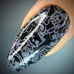Illusionist: Smoke Show (B488) - Gray Cream Stamping Polish