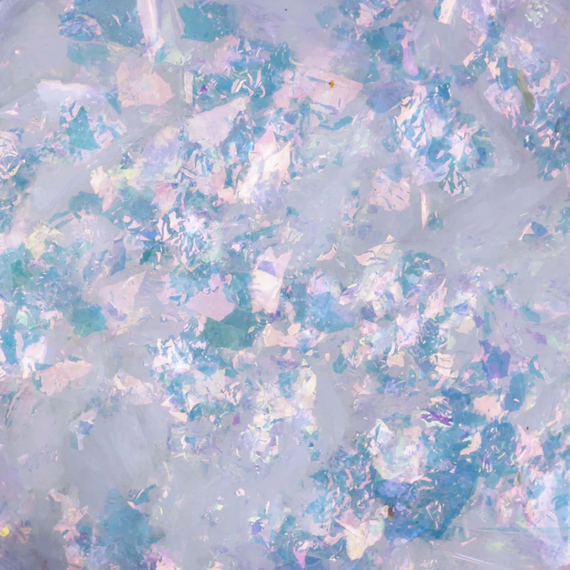 Illusion (NA027) - Transparent Orange Iridescent Flakies