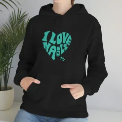 I Love Nails - Heavy Blend Hoodie Sweatshirt