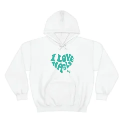 I Love Nails - Heavy Blend Hoodie Sweatshirt