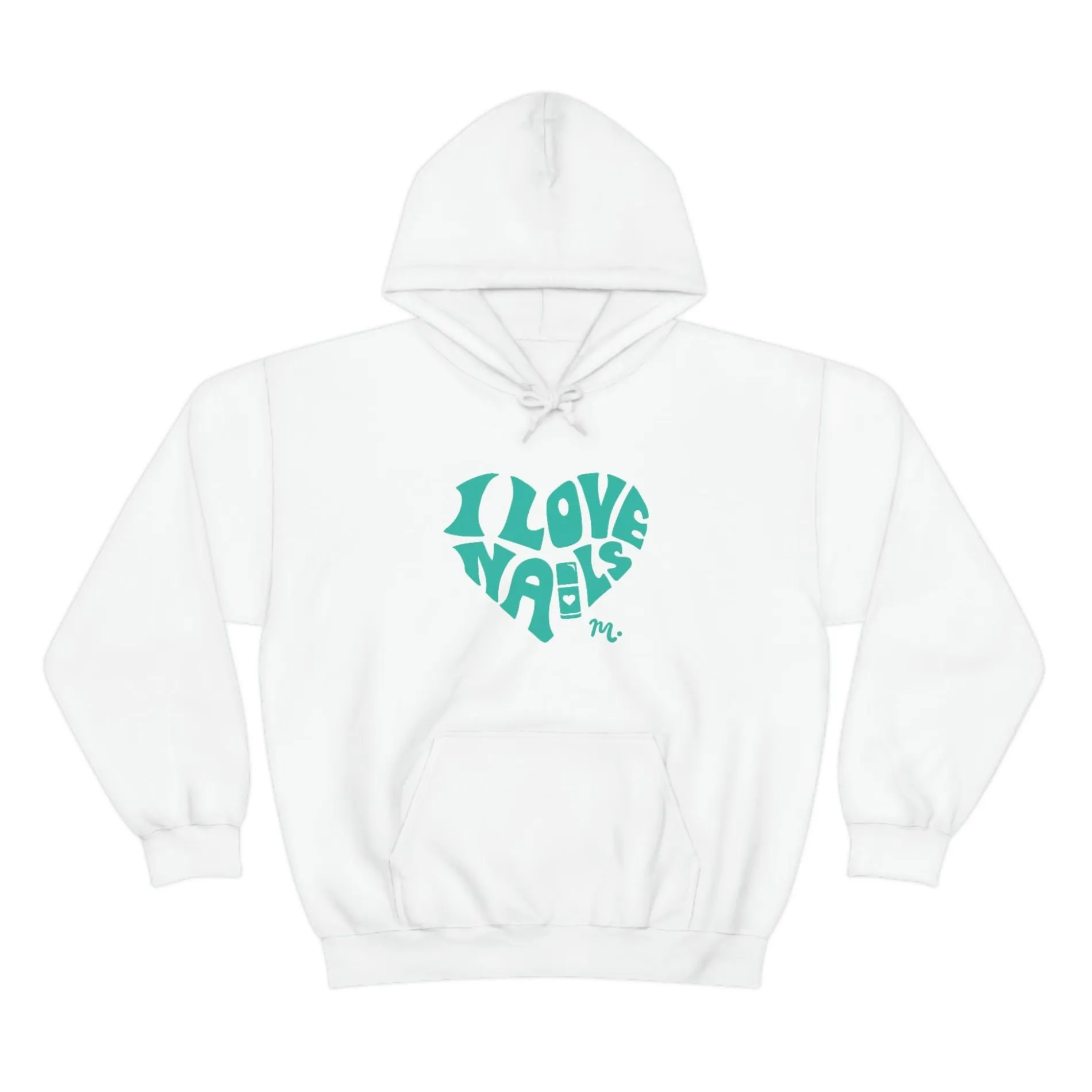 I Love Nails - Heavy Blend Hoodie Sweatshirt