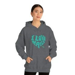 I Love Nails - Heavy Blend Hoodie Sweatshirt