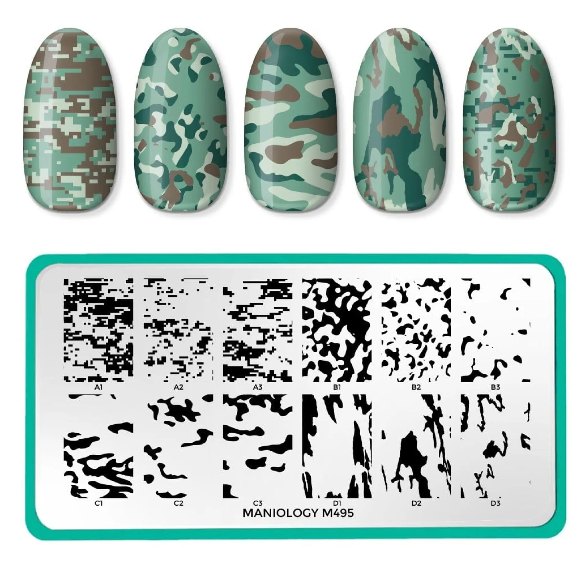 Incognito (M495) - Nail Stamping Plate