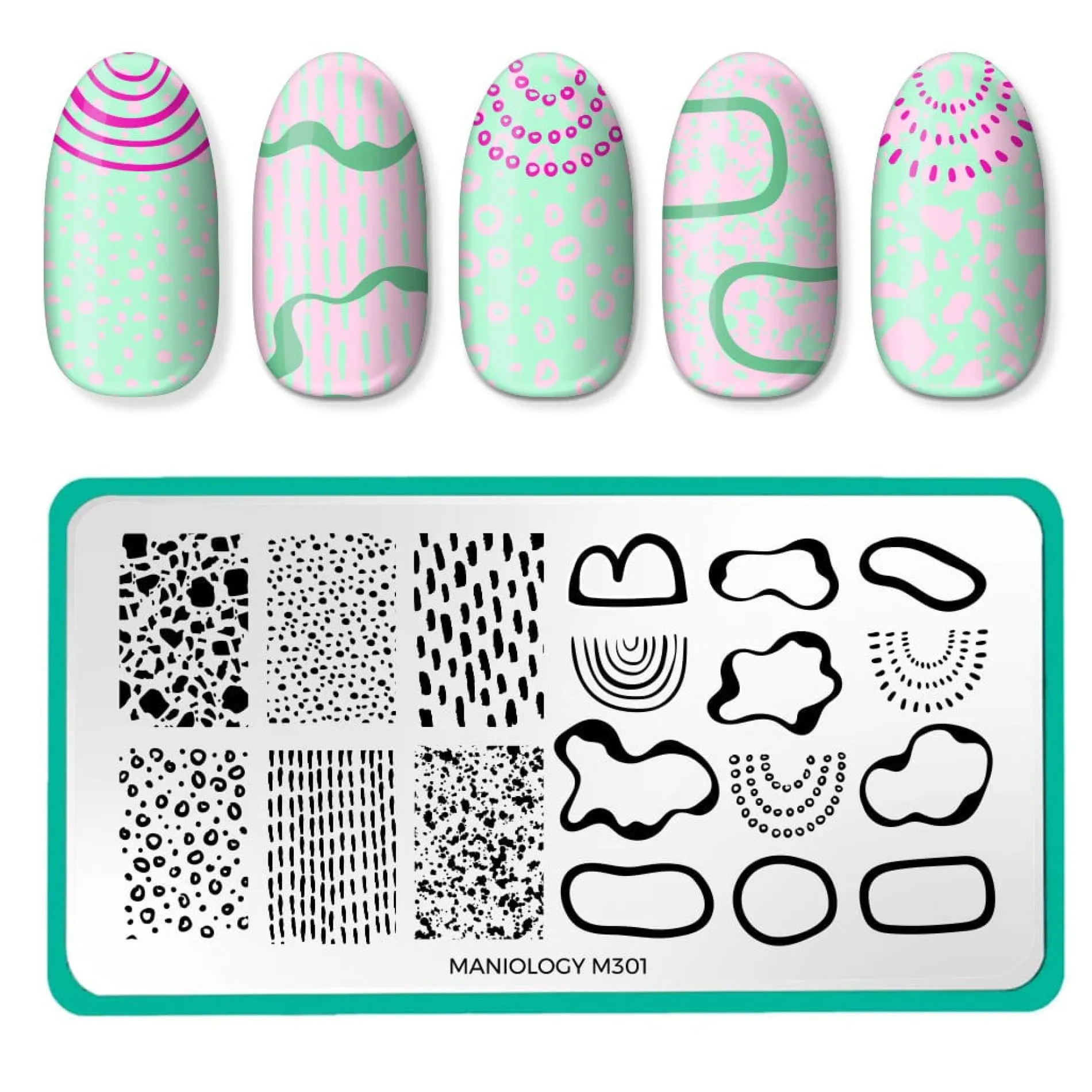 In Shape (M301) - Nail Stamping Plate