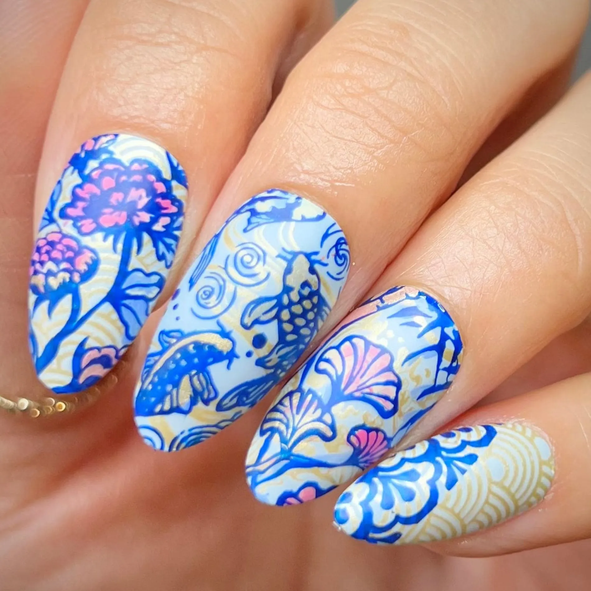Japanese Ceramics (M459) - Nail Stamping Plate